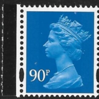 Y1789  90p  2B bright blue  ex DX47 Cartor  U/M (MNH)