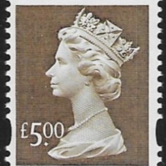 Y1803  £5.00 brown  (Recess printing) Enschede  U/M (MNH)