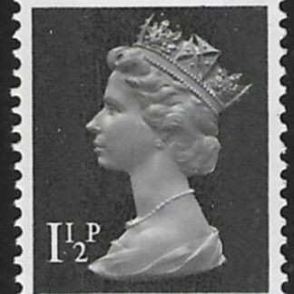 X848  1½p  2B  black  Harrison sheet/booklet  U/M (MNH)