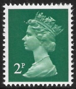 X849 2p 2B myrtle green Harrison U/M (MNH)