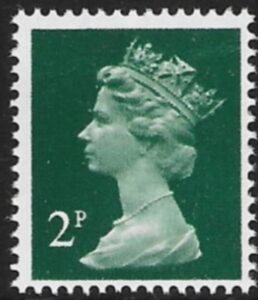 X850 2p AOP myrtle green Harrison U/M (MNH)