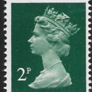 X850  2p AOP  myrtle green   Harrison U/M (MNH)