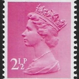 X852   2½p  LB magenta  DX1 Harrison  U/M (MNH