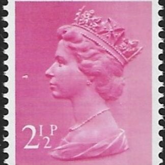 X852ea   2½p  RB  magenta  DX1 Harrison U/M (MNH)