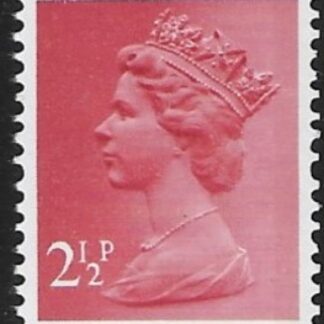 X854  2½p  2B  rose red   Harrison  booklet/sheet U/M (MNH)