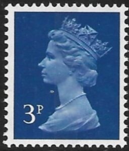 X856  3p  CB  ultramarine  Harrison  U/M (MNH)