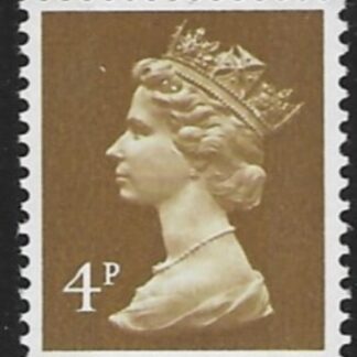 X861  4p  2B  ochre brown  Harrison  U/M (MNH)
