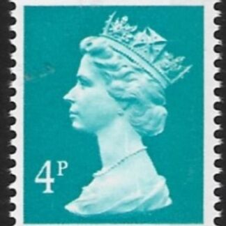 X864  4p  RB  greenish blue  DX6 Harrison  U/M (MNH)