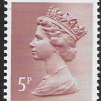 X867  5p  CB  pale claret  ex booklet Harrison  U/M (MNH)