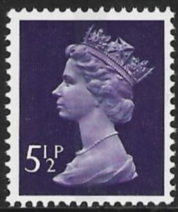 X869  5½p  CB violet  Harrison U/M (MNH)