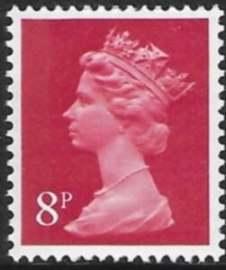 X880ea  8p  LB  rosine  ex booklet  Harrison  U/M (MNH)