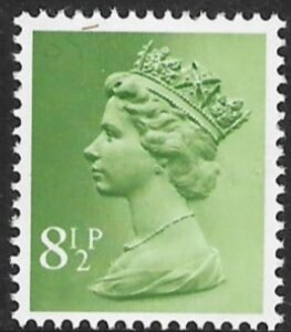X881   8½p  2B  light yellowish green  Harrison U/M (MNH)