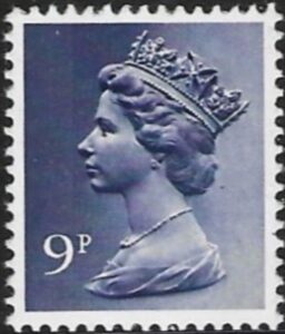 X883  9p  2B deep violet  Harrison U/M (MNH)