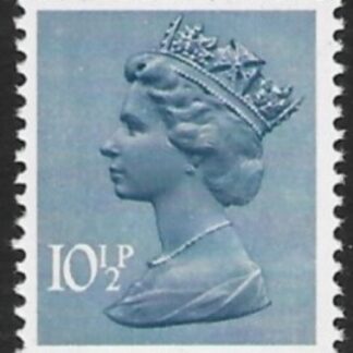 X891  10½p  2B deep dull blue  Harrison  U/M (MNH)