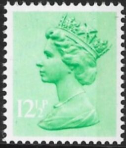 X899  12½p RB  light emerald  Harrison U/M (MNH)
