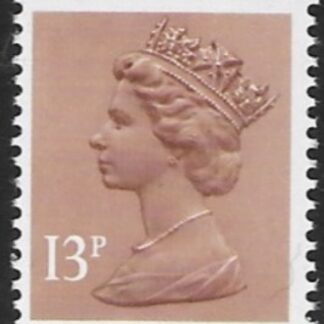 X900  13p  CB pale chestnut   Harrison  U/M (MNH)