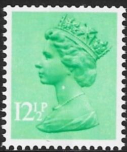 X898ev  12½p CB light emerald with star underprint Type II  Harrison  U/M (MNH)