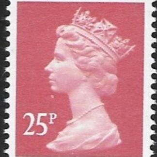 X917a  25p rose-red  Harrison U/M (MNH)
