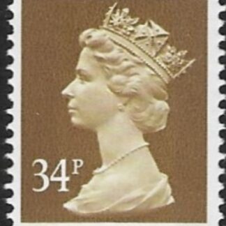 X920  34p  2B ochre-brown  Harrison  U/M (MNH)