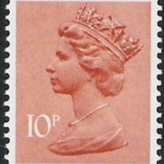 X887  10p AOP  orange brown  sheet Harrison  U/M (MNH)