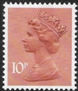 X888  10p  CB  orange brown Harrison  U/M (MNH)