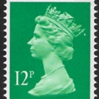 X897  12p  RB bright emerald   ex booklet Harrison  U/M (MNH)