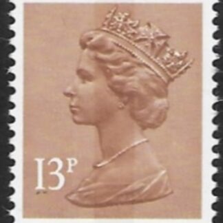X900eu  13p  CB pale chestnut with underprint type 2  Harrison  U/M (MNH)