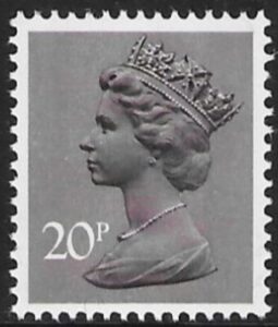 X915  20p  2B dull purple  Harrison  U/M (MNH)