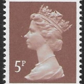 X935  5p phos. dull red brown Harrison  U/M  (MNH)