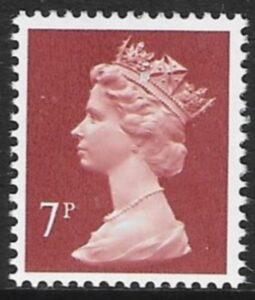 X937  7p  phos. brownish red  Harrison U/M (MNH)