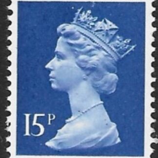 X947  15p  phos.  ultramarine  Harrison  U/M (MNH)