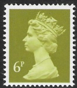X936  6p  phos. yellow-olive   Harrison  U/M (MNH)