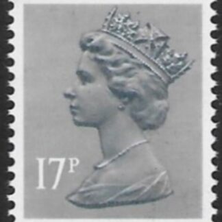 X952eu  17p  phos. grey-blue with Type 3 underprint  Harrison   U/M (MNH)