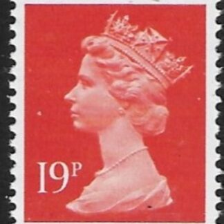 X956  19p  phos. bright orange red  Harrison  U/M (MNH)