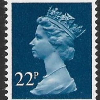X962  22p  phos. blue  Harrison  U/M (MNH)