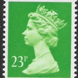 X966  23p  phos. bright green  Harrison U/M (MNH)