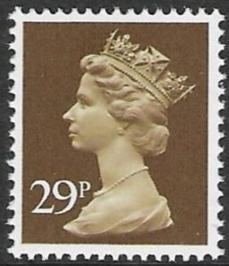 X978  29p phos.  ochre-brown  Harrison U/M (MNH)