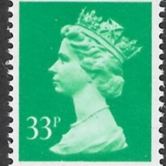 X984  33p  phos. light emerald  Harrison  U/M (MNH)