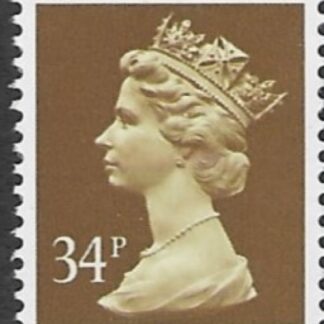 X985  34p  phos.  ochre-brown  Harrison  U/M (MNH)