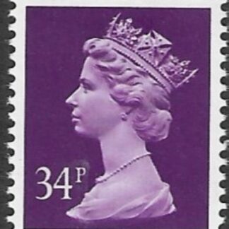 X987  34p phos  deep mauve  Harrison  U/M (MNH)