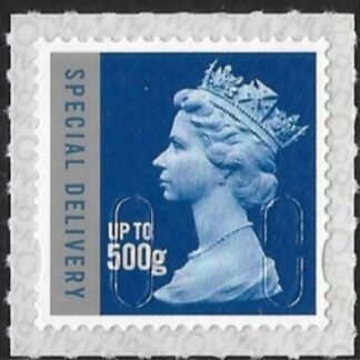 U3052  500gm  blue & silver  special delivery M18L SBP T3 Walsall U/M (MNH)