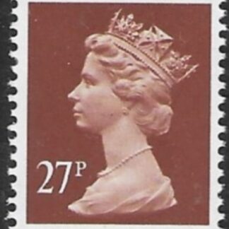 X973  27p  phos.  chestnut  Harrison U/M (MNH)