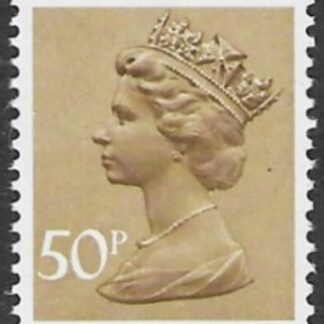 X992  50p  ord. ochre-brown  Harrison  U/M (MNH)