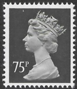 X994  75p ord. grey-black perf 15x14 type II Harrison  U/M (MNH)