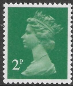 X1000  2p phos. emerald green Litho  Questa   U/M (MNH)