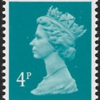 X1002  4p phos.  greenish blue  perf 15x14  Litho  Questa U/M (MNH)
