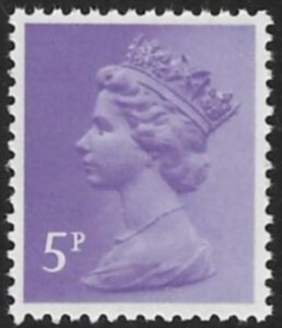 X1003 5p  phos light violet  Litho  Questa U/M (MNH)
