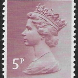 X1004  5p phos.  claret  Litho  Questa  U/M (MNH)