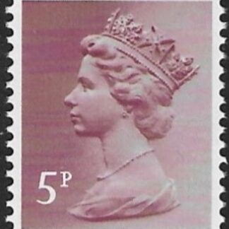 X1004a  5p phos. claret  perf 15x 14 Litho  Questa  U/M (MNH)