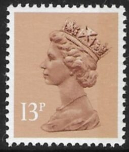 X1006  13p RB  pale chestnut  Questa  U/M (MNH